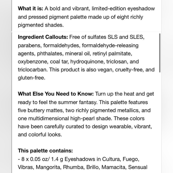 Artist Couture Caliente Palette Eyeshadow Palette - Picture 3 of 3